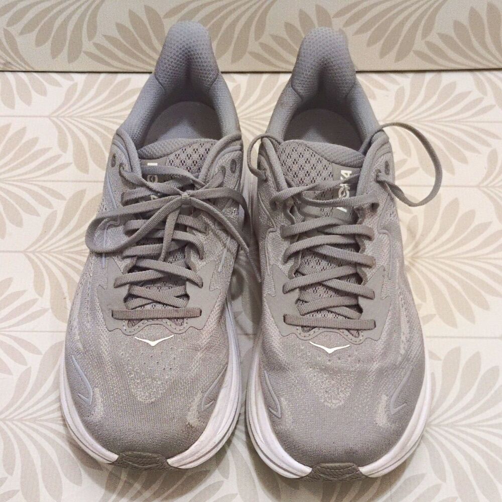 HOKA ONE ONE Clifton 10 Men’s Running Shoes Gray/White US 10 EU 44 1162030